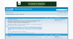 Desktop Screenshot of minecraftforum.cz