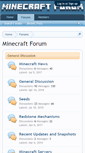 Mobile Screenshot of minecraftforum.com