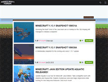 Tablet Screenshot of minecraftforum.net